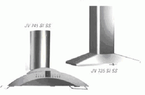 GE JV735/JV755 Range Hood for 220 volts